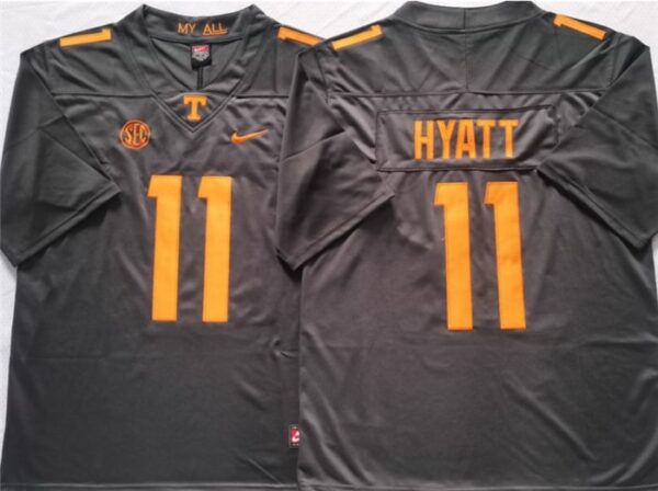 Tennessee Volunteers 11 Jalin HYATT Gray Limited Men Jersey