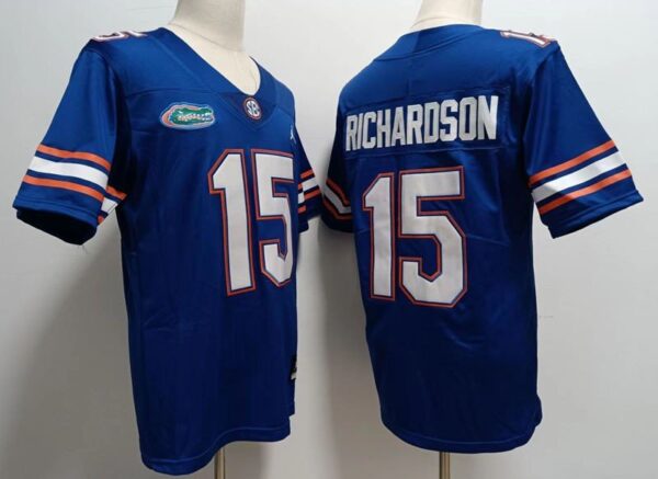 Florida Gators 15 Anthony Richardson Blue Men Jersey