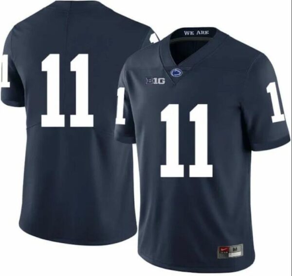 Men's Penn State Abdul Carter Malik McClain #11 Jerseys Dark Blue