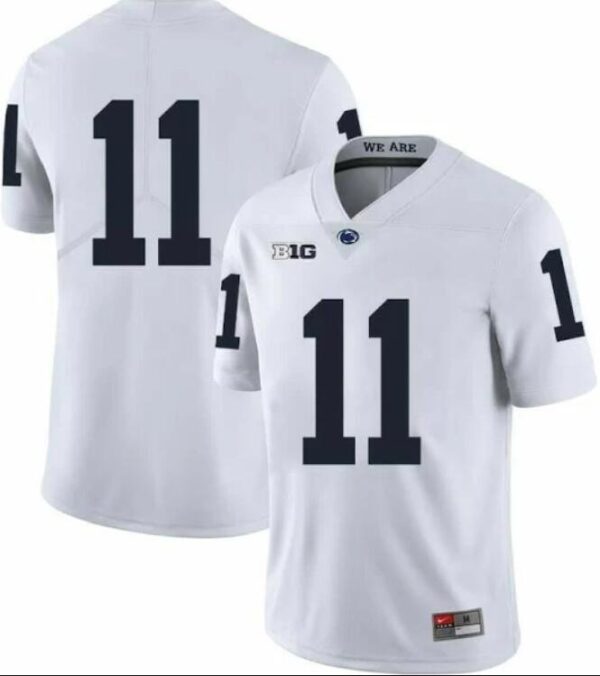 Men's Penn State Abdul Carter Malik McClain #11 Jerseys White