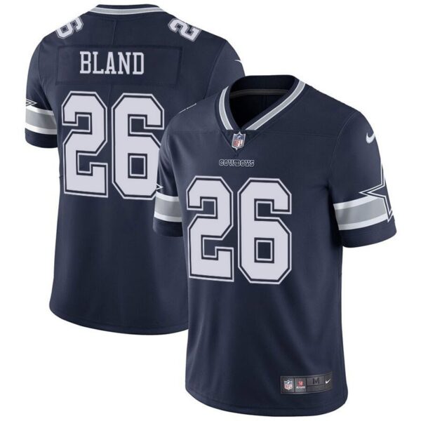 Men's Cowboys 26 DaRon Bland Navy Stitched Limited Jersey