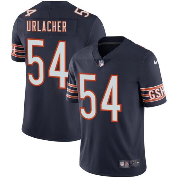 Men's Bears 54 Brian Urlacher Navy Stitched Limited Jersey