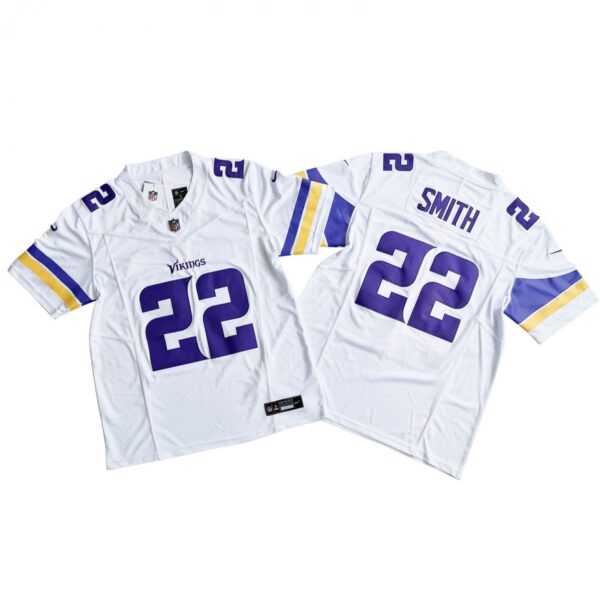 Men's Minnesota Vikings 22# Harrison Smith Vapor F.U.S.E. Stitched Jersey