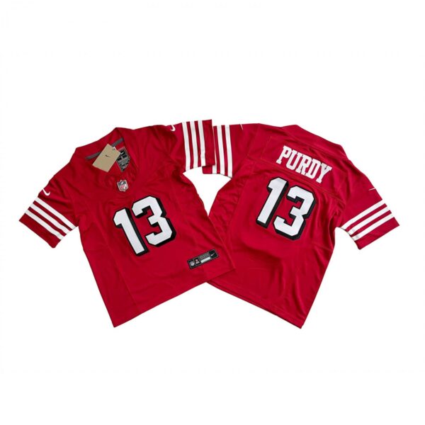 Youth San Francisco 49ers 13# Brock Purdy Vapor F.U.S.E. Stitched Jersey