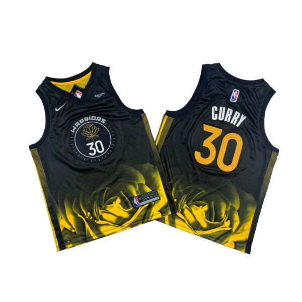 Youth Warriors #30 black 2022 city jersey - Stephen Curry