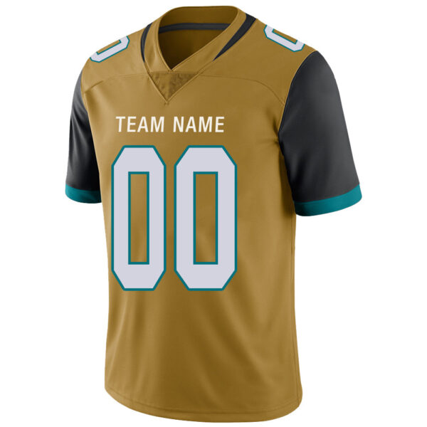 Custom J.Jaguars Stitched American Football Jerseys Personalize Birthday Gifts Gold Jersey - Image 4