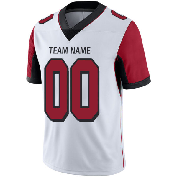 Custom A.Falcon Men's Football American White Vapor Limited Stitched Jersey - Image 4