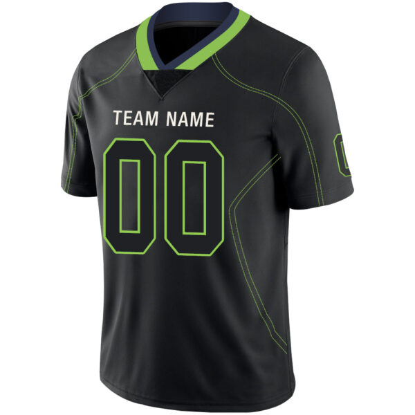 Custom S.Seahawks Stitched American Football Jerseys Personalize Birthday Gifts Black Jersey - Image 4