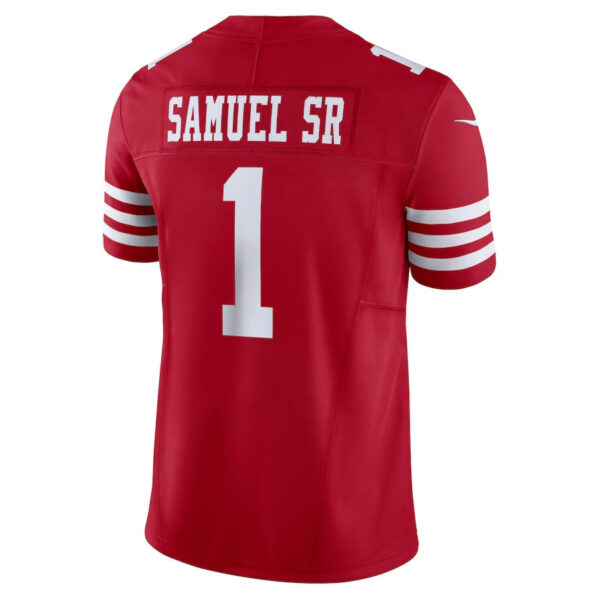 SF. 49ers #1 Deebo Samuel Sr Legend Jersey - Scarlet American Football Jersey SF.49ers
