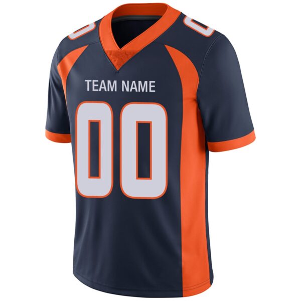 Custom D.Broncos Football Jerseys Team Player or Personalized Design Your Own Name for Men's Women's Youth Jerseys Orange - Image 8