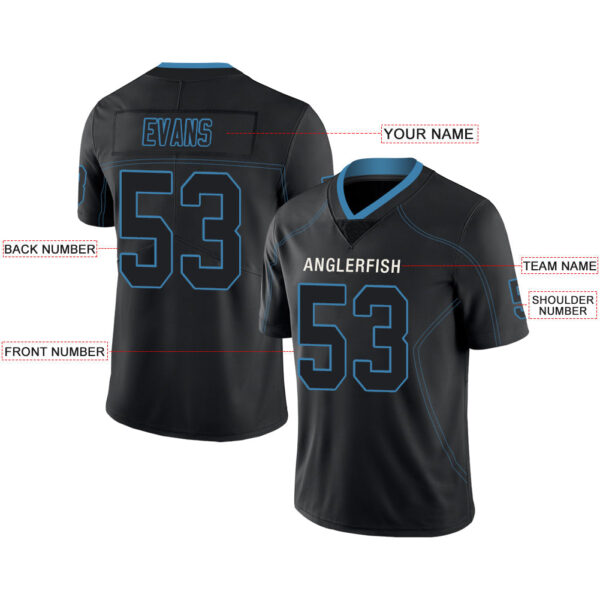 Custom T.Titans Stitched American Football Jerseys Personalize Birthday Gifts Black Jersey - Image 2