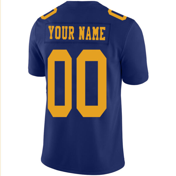 Custom GB.Packers Stitched American Football Jerseys Personalize Birthday Gifts Navy Jersey - Image 3