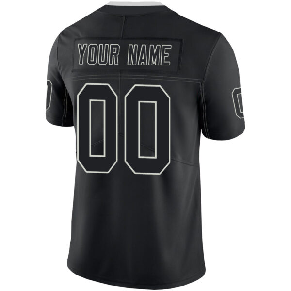 Custom LV.Raiders Stitched American Football Jerseys Personalize Birthday Gifts Black Jersey - Image 3