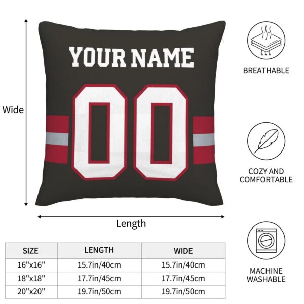 Custom TB.Buccaneers Pillow Decorative Throw Pillow Case - Print Personalized Football Team Fans Name & Number Birthday Gift Football Pillows - Image 8