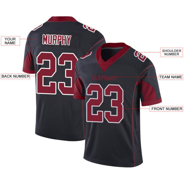 Custom A.Cardinal Stitched American Football Jerseys Personalize Birthday Gifts Black Jersey - Image 2