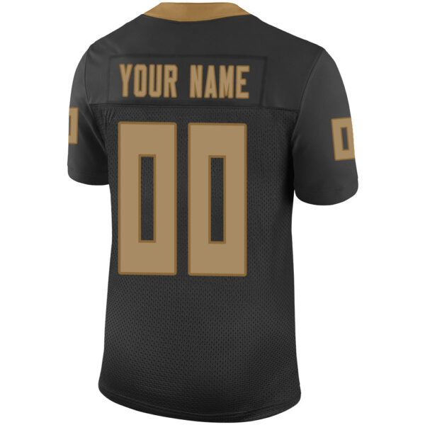 Custom W.Football Team Stitched American Football Jerseys Personalize Birthday Gifts Black Jersey - Image 2