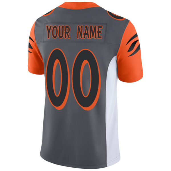 Custom C.Bengal Stitched American Football Jerseys Personalize Birthday Gifts Grey Jersey - Image 3