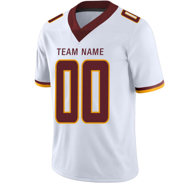 Custom W.Football Team Stitched American Football Jerseys Personalize Birthday Gifts White Jersey - Image 4