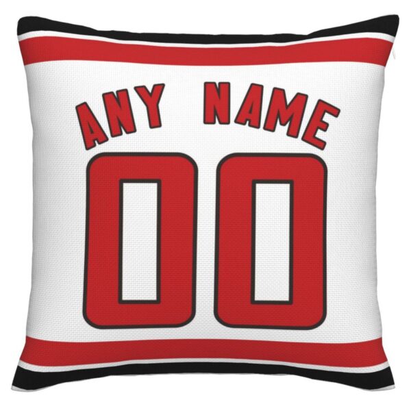 Custom A.Falcons Pillow Decorative Throw Pillow Case - Print Personalized Football Team Fans Name & Number Birthday Gift Football Pillows - Image 3