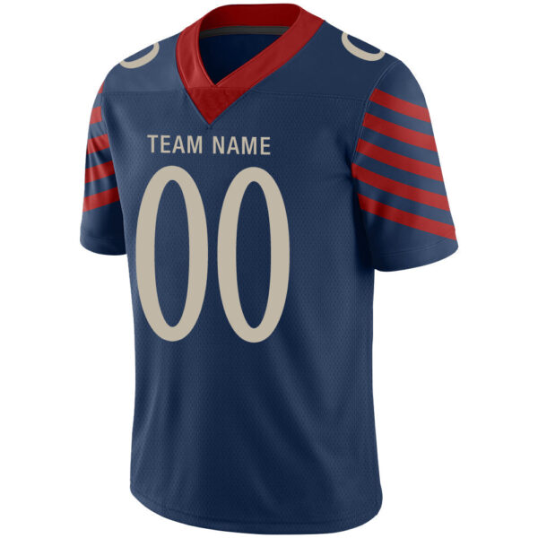 Custom NE.Patriots Stitched American Football Jerseys Personalize Birthday Gifts Navy Jersey - Image 4