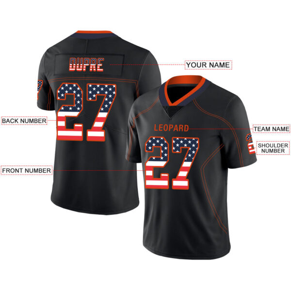 Custom D.Broncos Stitched American Football Jerseys Personalize Birthday Gifts Black Jersey - Image 2