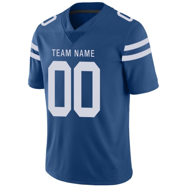 Custom IN.Colts Football Jerseys Team Player or Personalized Design Your Own Name for Men's Women's Youth Jerseys Royal - Image 4