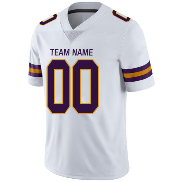 Custom MN.Vikings Stitched American Football Jerseys Personalize Birthday Gifts White Jersey - Image 4