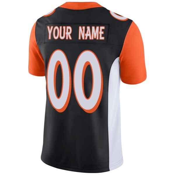 Custom C.Bengals Football Jerseys Team Player or Personalized Design Your Own Name for Men's Women's Youth Jerseys Orange - Image 4