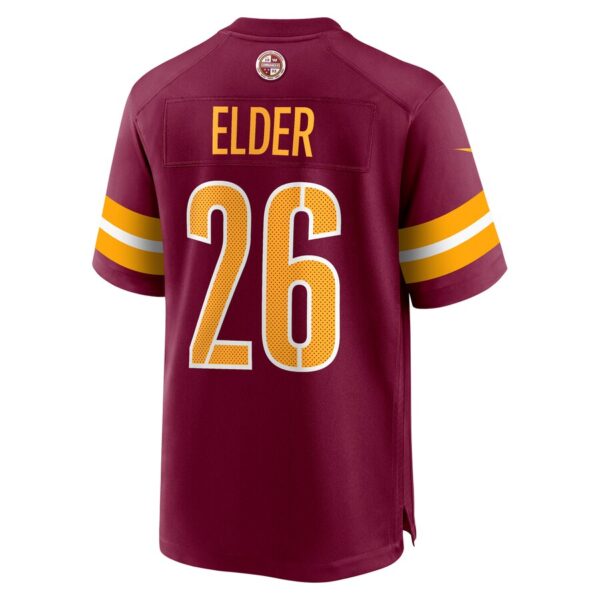 W.Commanders #26 Corn Elder Burgundy Game Jersey Stitched American Football Jerseys