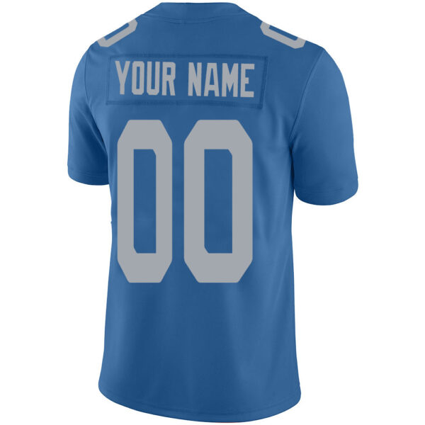 Custom D.Lions Stitched American Football Jerseys Personalize Birthday Gifts Blue Jersey - Image 3