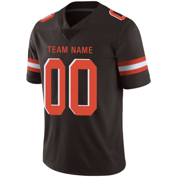 Custom C.Brown Stitched American Jerseys Personalize Birthday Gifts Brown Football Jerseys - Image 4