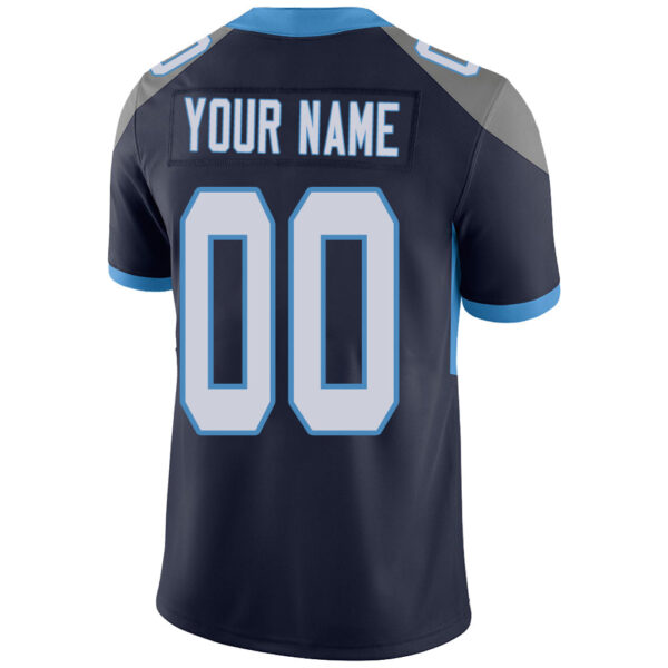 Custom T.Titans Stitched American Football Jerseys Personalize Birthday Gifts Navy Jersey - Image 3