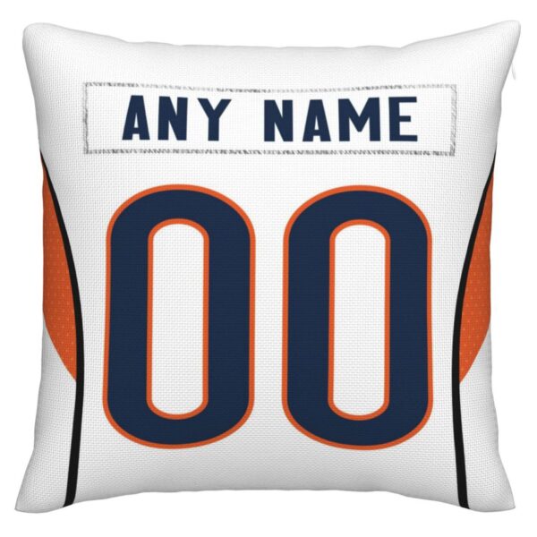 Custom C.Bears Pillow Decorative Throw Pillow Case - Print Personalized Football Team Fans Name & Number Birthday Gift Football Pillows - Image 3