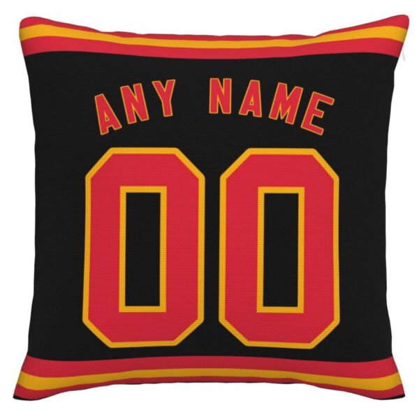 Custom KC.Chiefs Pillow Decorative Throw Pillow Case - Print Personalized Football Team Fans Name & Number Birthday Gift Football Pillows - Image 3