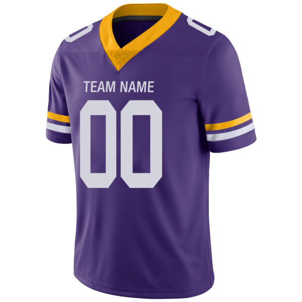 Custom MN.Vikings Stitched American Football Jerseys Personalize Birthday Gifts Purple Jersey - Image 4