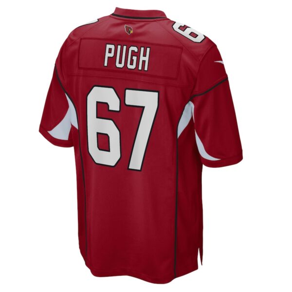 A.Cardinal #67 Justin Pugh Cardinal Game Jersey Stitched American Football Jerseys