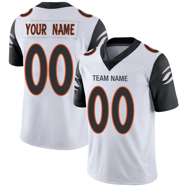 Custom C.Bengal Stitched American Football Jerseys Personalize Birthday Gifts White Jersey