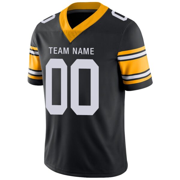 Custom P.Steelers Football Jerseys Team Player or Personalized Design Your Own Name for Men's Women's Youth Jerseys Black - Image 6