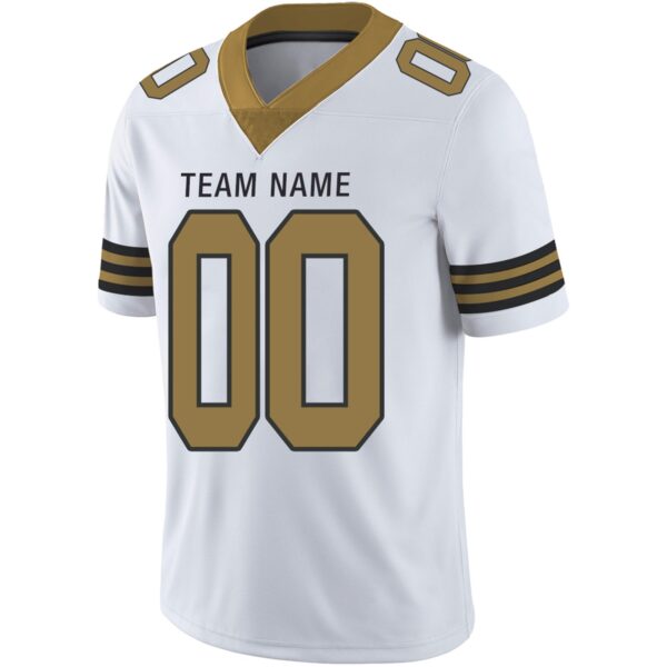 Custom NO.Saints Football Jerseys Team Player or Personalized Design Your Own Name for Men's Women's Youth Jerseys Black - Image 8