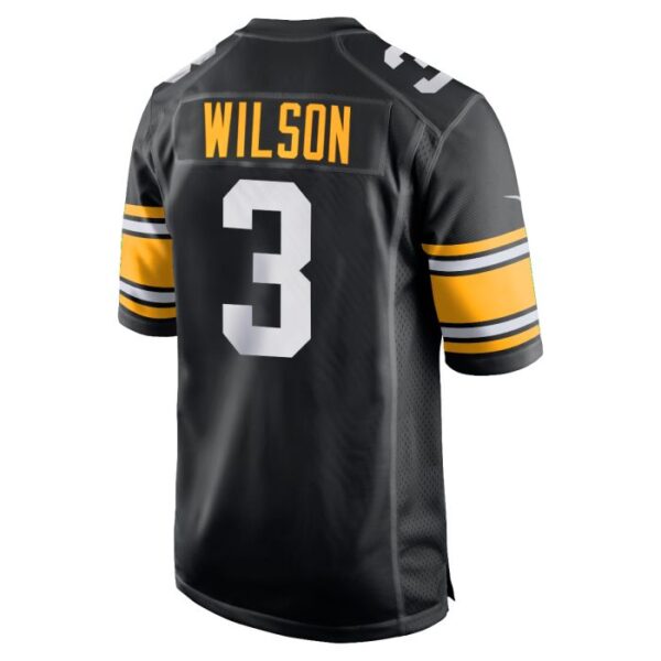 P.Steelers #3 Russell Wilson Replica Throwback Stitched American Football Jerseys