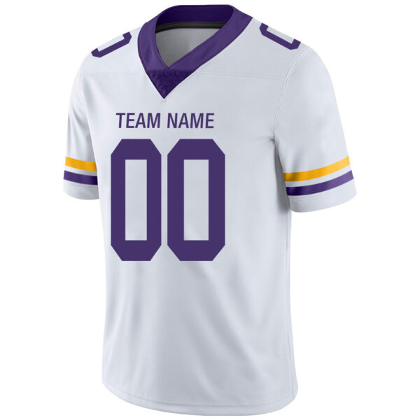 Custom MN.Vikings Stitched American Football Jerseys Personalize Birthday Gifts White Jersey - Image 4