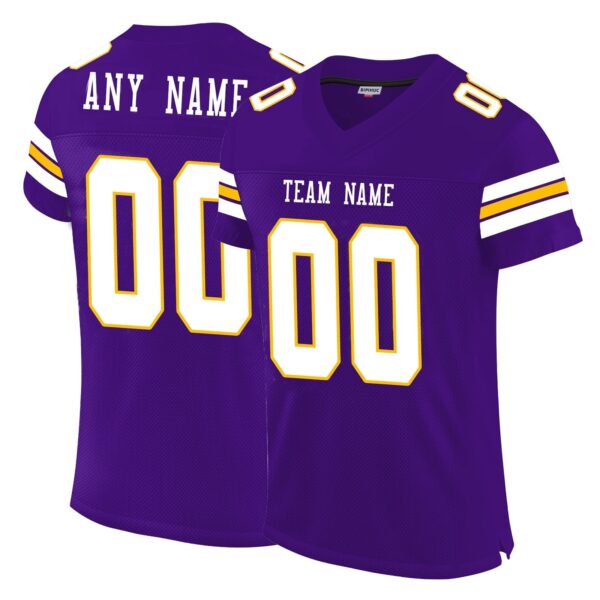 Custom MN.Vikings Football Jerseys for Personalize Sports Shirt Design Stitched Name And Number Birthday Gift