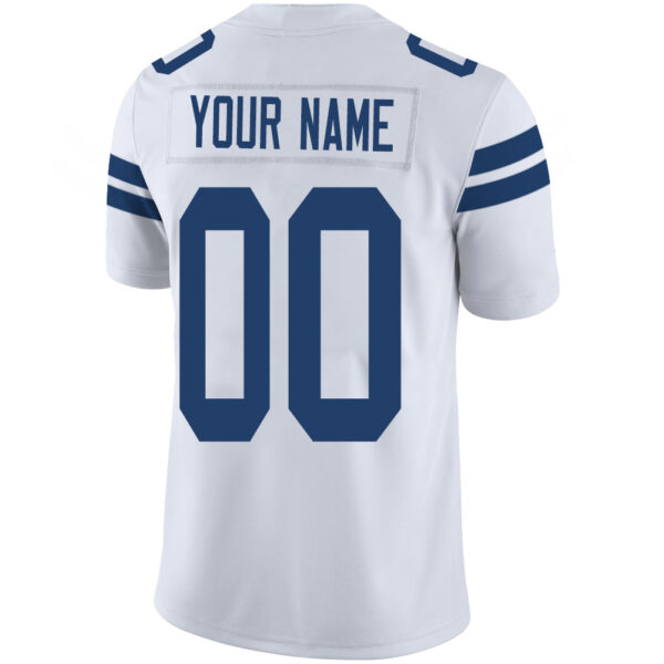 Custom IN.Colts Stitched American Football Jerseys Personalize Birthday Gifts White Jersey - Image 3