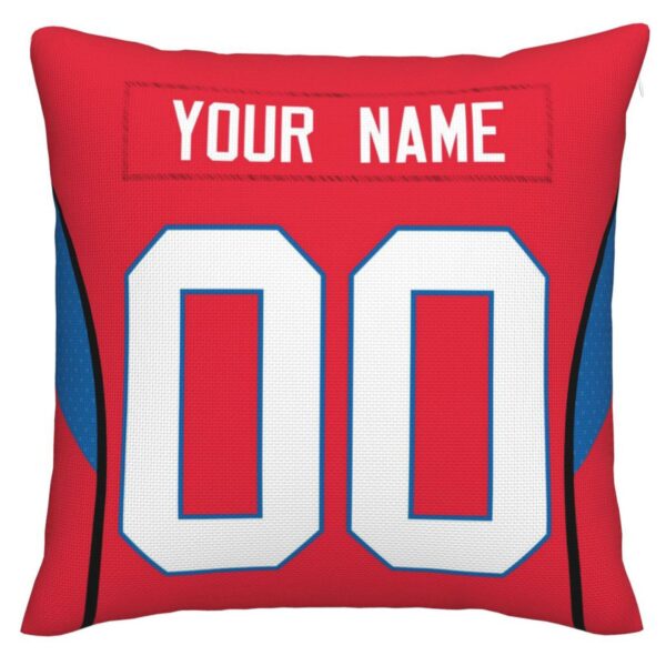 Custom B.Bills Pillow Royal Football Team Decorative Throw Pillow Case Print Personalized Football Style Fans Letters & Number Birthday Gift Football Pillows - Image 2