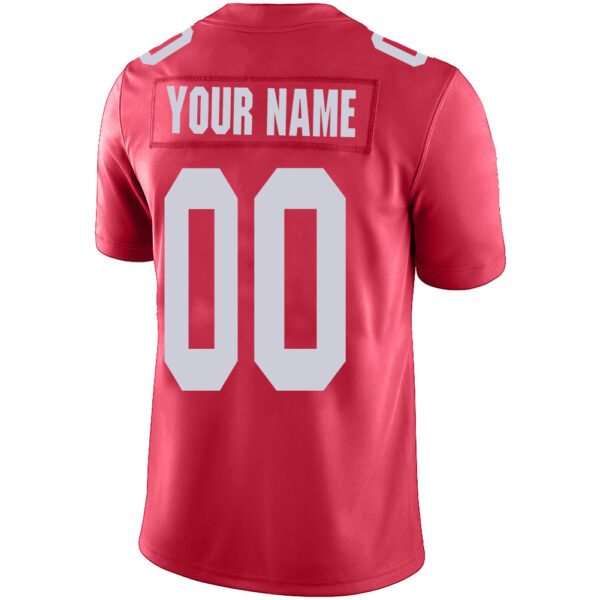 Custom NY.Jets Stitched American Football Jerseys Personalize Birthday Gifts Red Jersey - Image 3