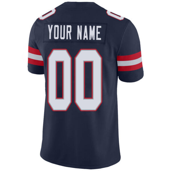 Custom NE.Patriots Stitched American Football Jerseys Personalize Birthday Gifts Navy Jersey - Image 3