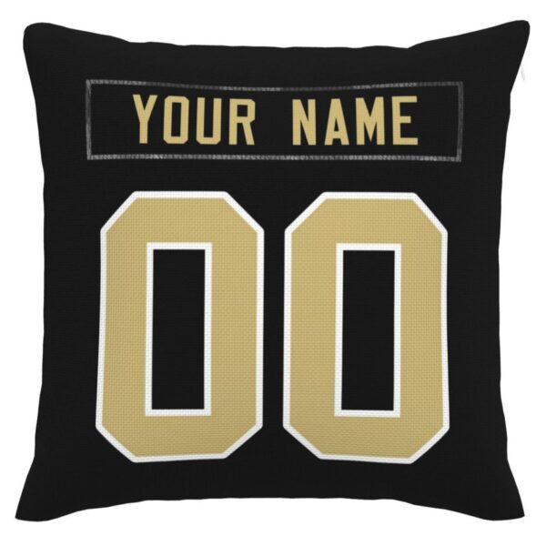 Custom NO.Saints Pillow Decorative Throw Pillow Case - Print Personalized Football Team Fans Name & Number Birthday Gift Football Pillows - Image 3