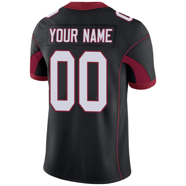 Custom A.Cardinal Men's American Black Stitched Football Jerseys - Image 3