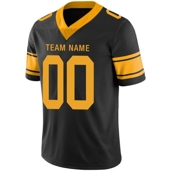 Custom P.Steelers Stitched American Football Jerseys Personalize Birthday Gifts Black Jersey - Image 4