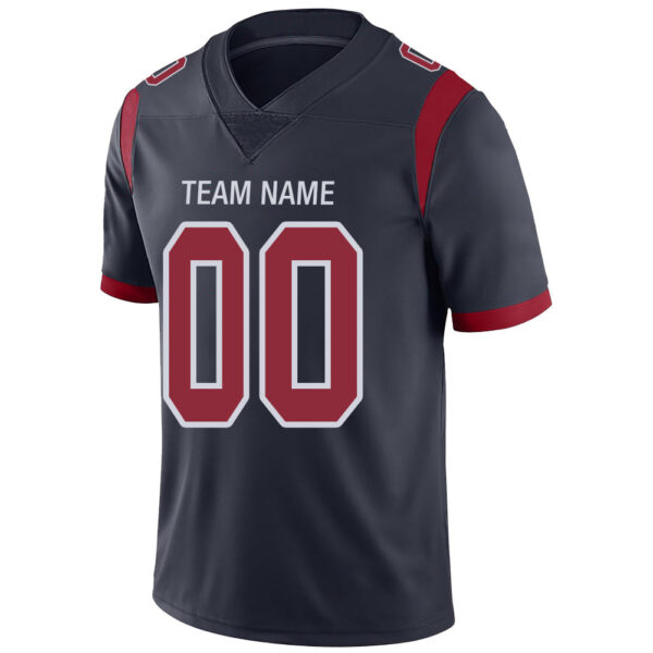 Custom H.Texans Stitched American Football Jerseys Personalize Birthday Gifts Navy Jersey - Image 4